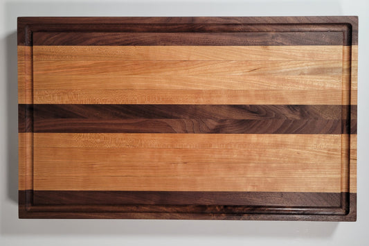Large Cutting Board Cherry and Walnut