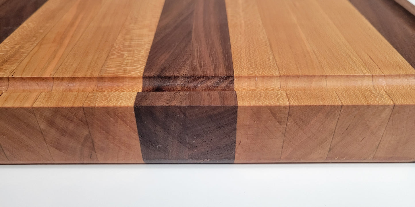 Large Cutting Board Cherry and Walnut