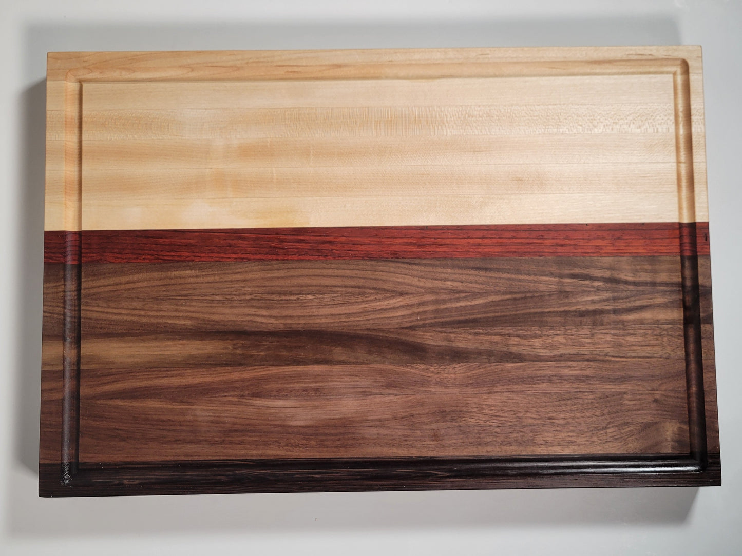 Large Cutting Board Maple and Walnut