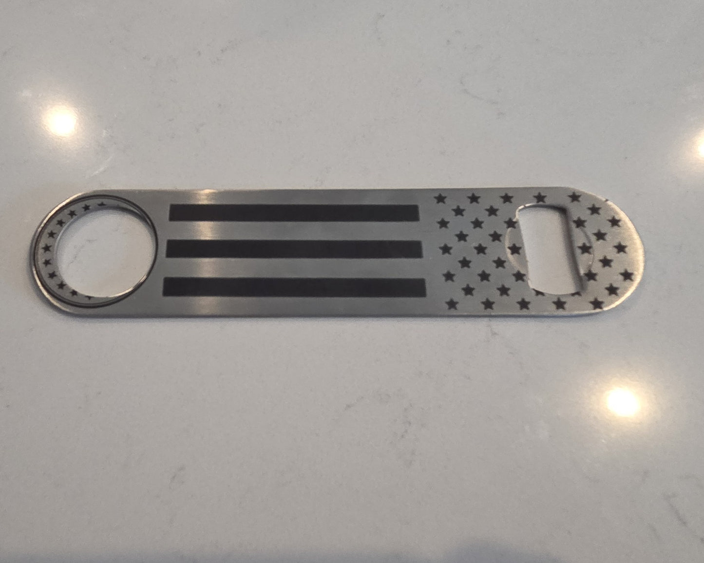 Metal Bottle Opener - Flag
