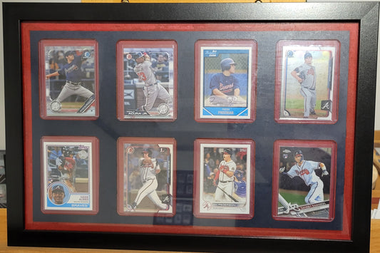 Custom Card Top Loader Frame - 2021 Braves World Championship Team