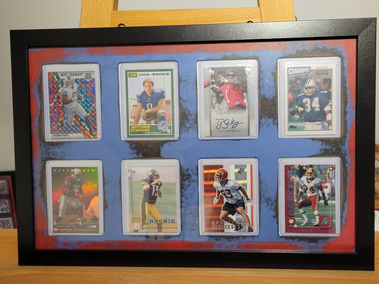 Custom Card Top Loader Frame - Vintage Premium UGA Football Rookie Cards