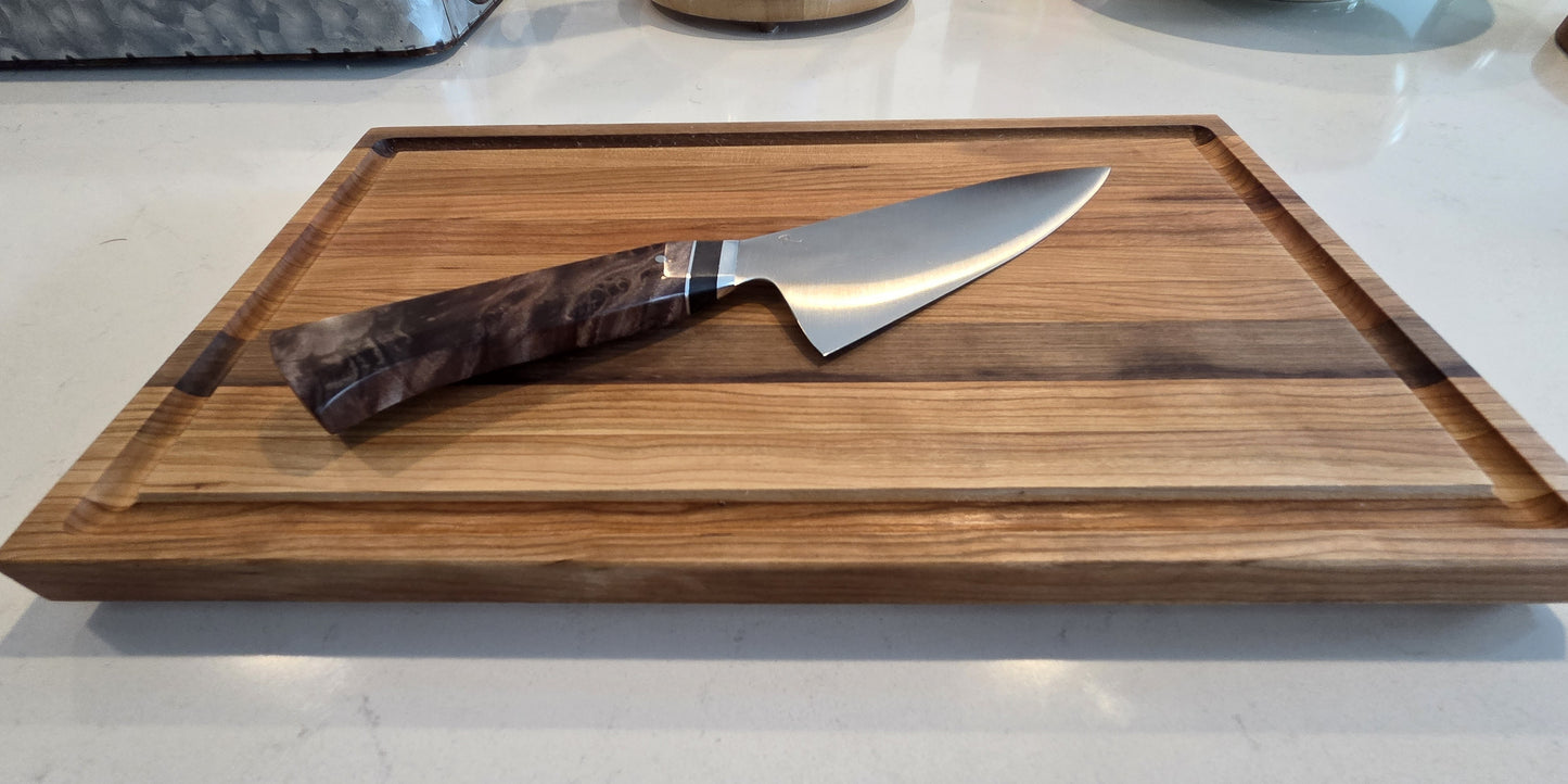Medium Cutting Board Cherry and Walnut