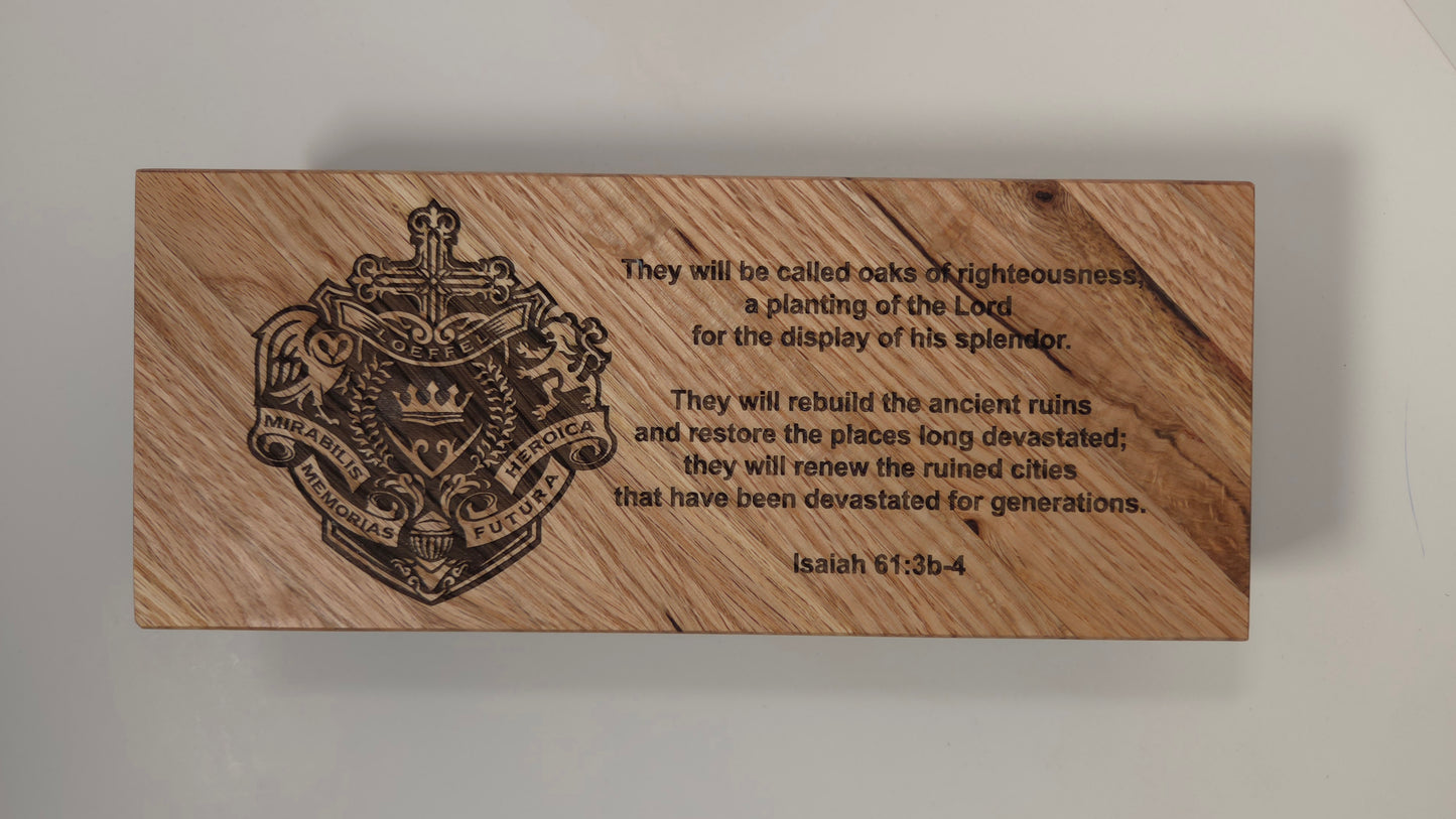 Custom Engraved Event Plaque
