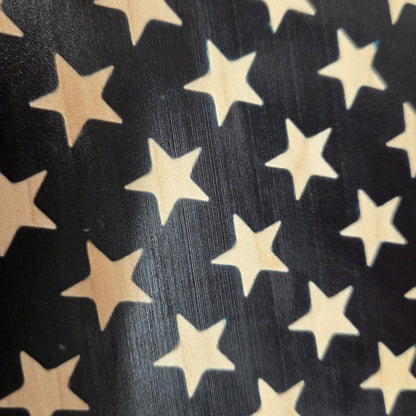 Epoxy American Flag | Maple Wall Art