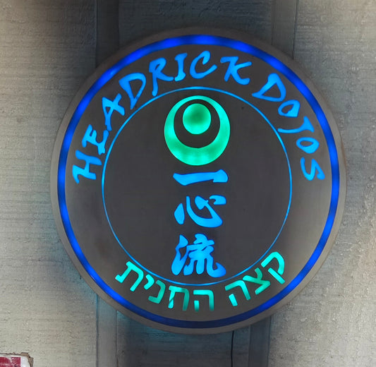 Custom Sign Epoxy Inlay - LED backlit