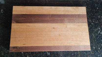 Medium Size Cutting Board Cherry and Walnut