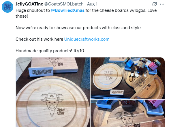 @GoatsSMOLbatch | Product branding with customer logo